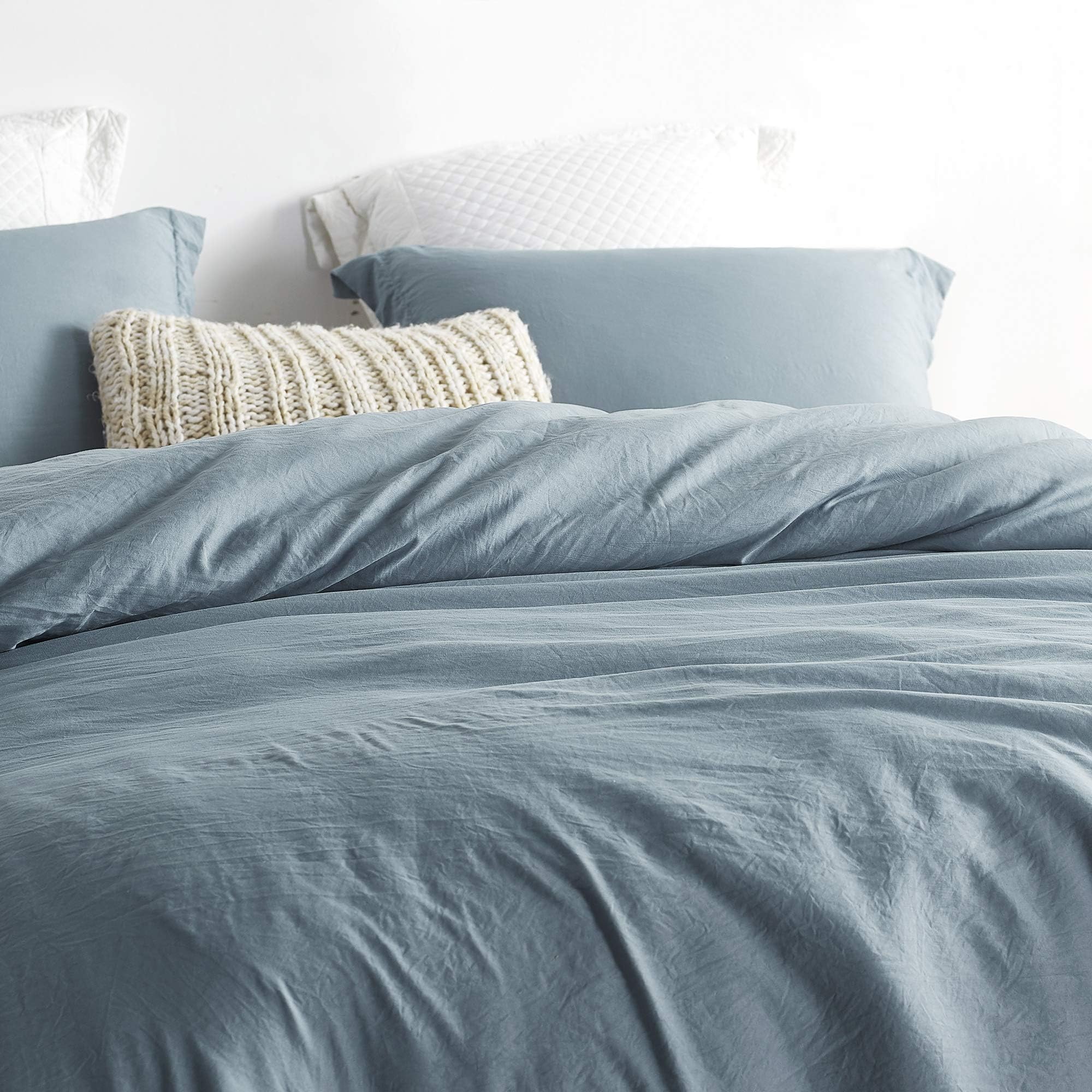 Byourbed Duvet Cover - Natural Loft Queen - Smoke Blue