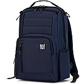 FUL Tactics Collection 15 Inch Laptop Backpack, Phantom Padded Computer Bag for Commute or Travel, Navy