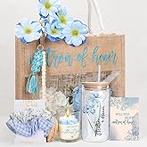 Elysirise Matron of Honor Gifts,Matron of Honor Proposal Bag,Will You Be My Matron of Honor Gift,Matron of Honor Proposal Tote Bag Glass Cup Gifts for Wedding Day