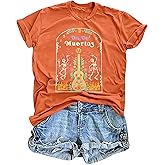 Dia De Los Muertos Shirt for Women: Day of The Dead Shirts Mexican Sugar Skull Graphic Tee Casual Short Sleeve Tops