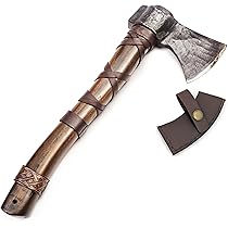 Norse Tradesman Two-Handed 61 cm Bearded Viking Battle Axe