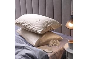 Cathay Home Luxury Satin Pillowcase Set, Includes 2 Pillowcases, 1 Eye Mask, 3 Scrunchies, Silky Smooth, Ultra Soft, Wrinkle 