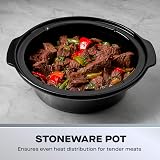Daewoo 6.5L Slow Cooker Large Family Electric Cooker with Glass Lid view 3