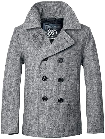 Brandit PEA Coat Jacke grau