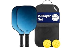 Sport Squad Pickleball Paddles and Pickleball Sets - Lightweight, Durable & High-Performance Playability - Enhanced Grip & Po