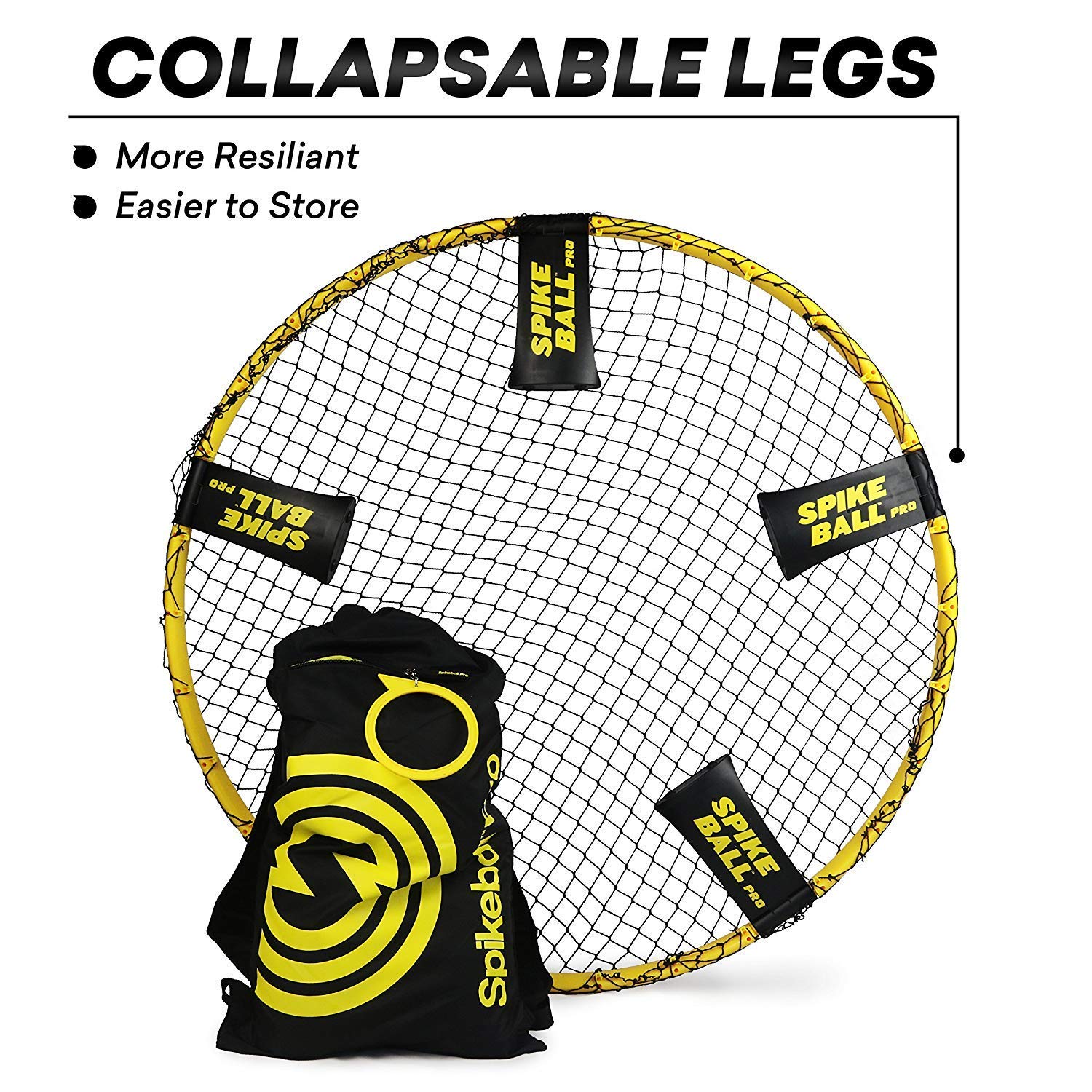 Spikeball Pro Kit (Tournament Edition) Includes Upgraded Stronger