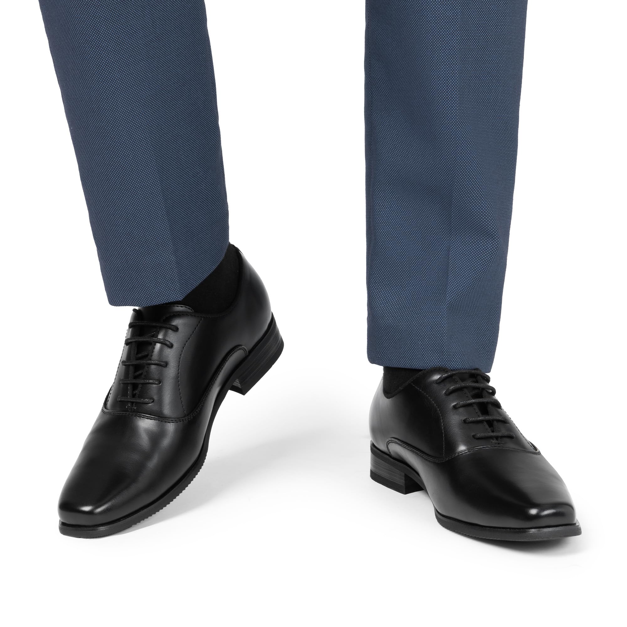 Bruno Marc Men's Dress Shoes Bussiness Formal Oxfords Wesley Lace Up Soft Plain-Toe