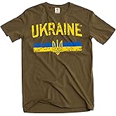 Ukraine T-Shirt Ukrainian Heritage Trident Flag Shirt