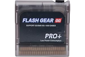 Serounder 600 in 1 Flash Game Cartridge, Retro Game Cartridge for GG with Built in 4GB Memory, Save Progress During Power Fai