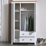 3 Piece Bedroom Furniture Set - 3 Door Wardrobe & Chest of Drawers view 5