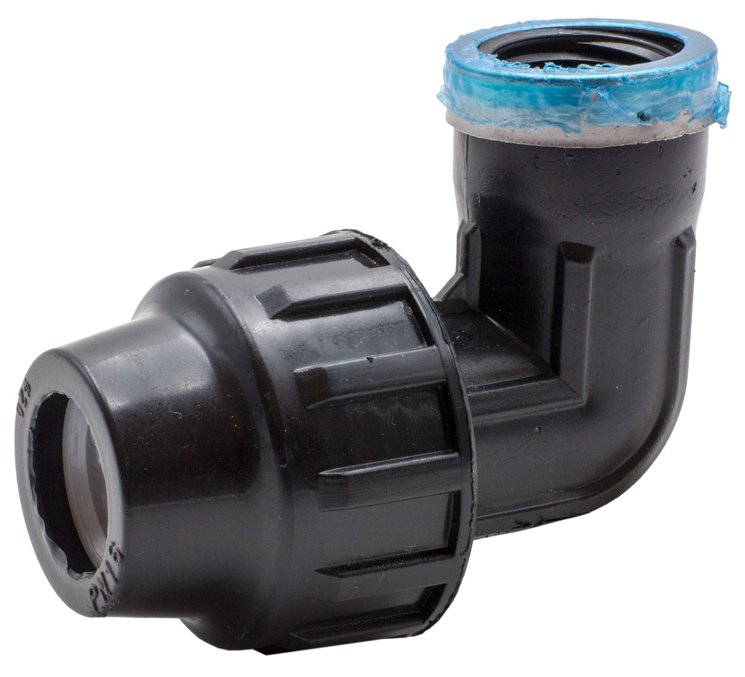 Riegolux 16510 Polypropylene Elbow 90º Female Thread 3/4" x 25mm