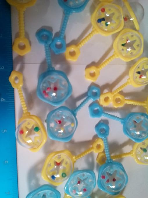 plastic baby rattle