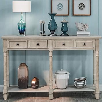Amazon Com 58 Inch Long Sofa Console Table Julyfox 11 Inch Slim
