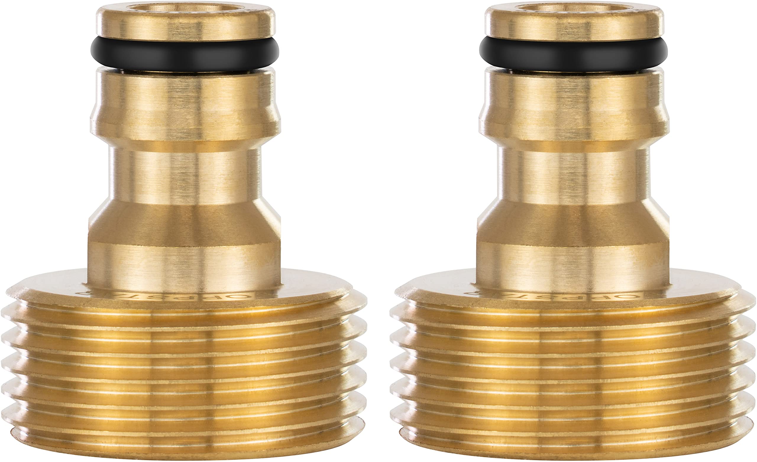 Poppstar 2X Water Adapter with 1 inch External Thread and Coupling for Garden Hose (Compatible with Gardena) — image 1