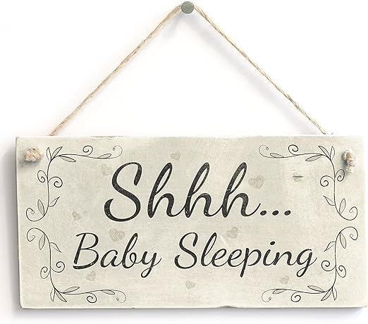 baby door plaque