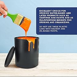 Master Elite 1 Quart Empty Plastic Paint Can