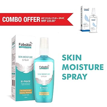 Fabskin Skin Moisture Spray 100ml (Bi-Phase Skin Moisturizing & Hydrating Spray) Combo Offer Pack