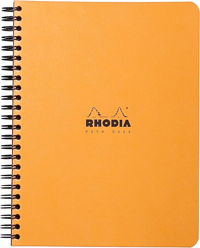 Rhodia Wirebound Notebook, A5+, Lined Orange C Rhodia Amazon.co.uk