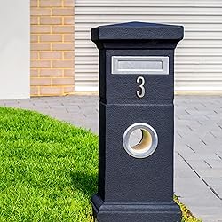 HASWARE 4 Inch Self Adhesive House Number, Modern