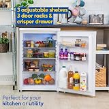 Russell Hobbs Under Counter Larder Fridge 127L White RH85UCLF552E1W view 4