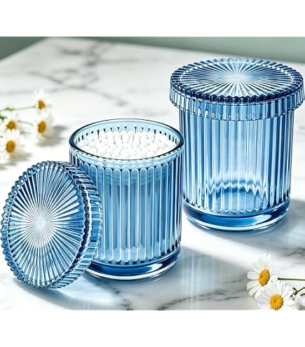 Amazon.com: Bathroom Canister Set of 2, Beach Coastal Starfish
