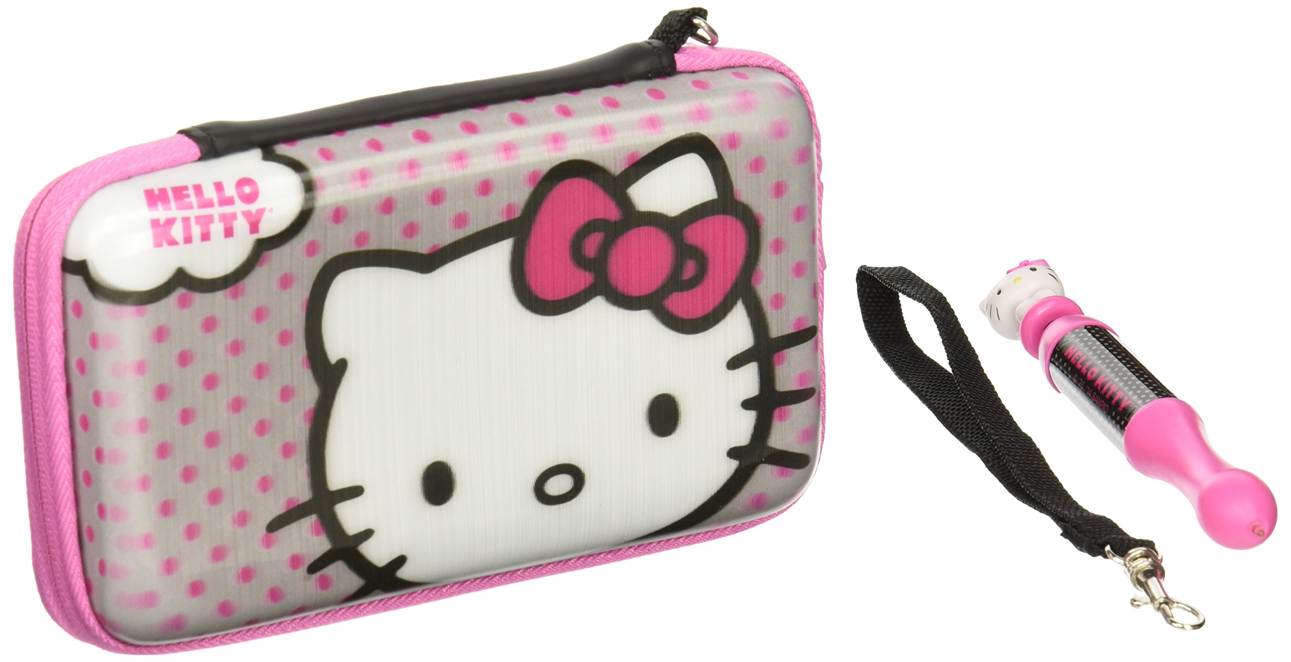 Hello Kitty Pouch Case w/ Stylus For Game Console Nintendo DSL DSi 3DS