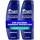 Head &amp; Shoulders Clinical Strength Intensive Itch Relief Anti-Dandruff Shampoo Twin Pack, 1% Selenium Sulfide, 13.5 fl oz Each