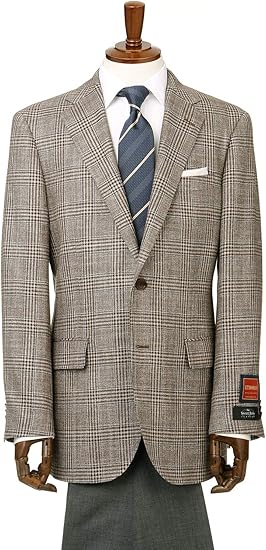 Amazon Co Jp ヨウフクノアオヤマ 洋服の青山 サビルロウ Savile Row 春夏用 プレミアムスタンダードジャケット 伊 イートーマス A体 標準型 6号 175cm Hs10 75 服 ファッション小物