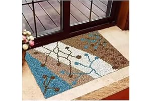 ZFFLYH Latch Hook Kits for Adults, Atom DIY Crochet Yarn Rugs Tapestry Hooking Needlework Crafts Arts Kit, Color Preprinted Pattern Embroidery for Home Decor Festival Gift, 20X15inch