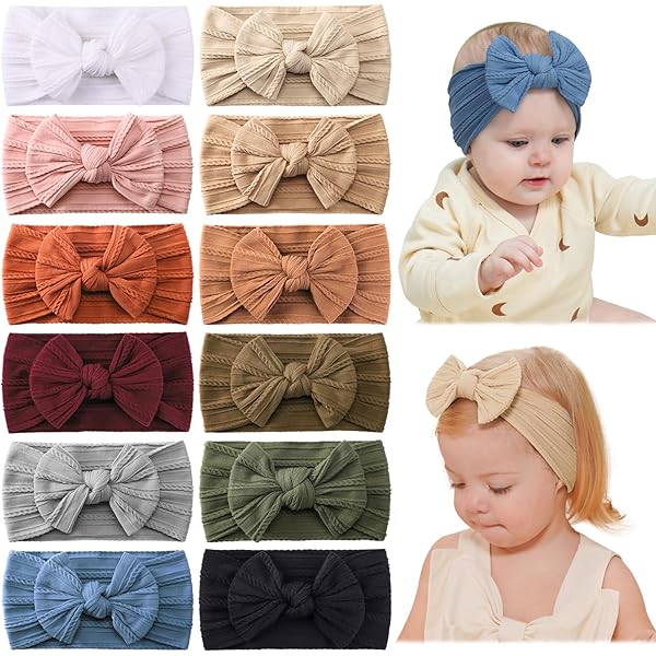 Bow Tie Nylon Hair Bows Nylon Bows For Babies Baby Girls Nylon