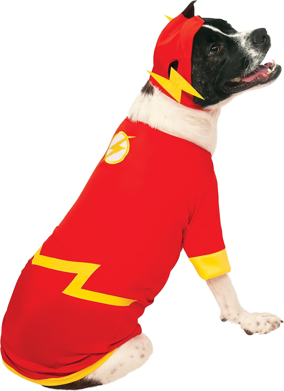 Official Rubie's DC Comic Flash Pet Dog Costume, Super Hero Gift, Size X-Large Halloween Halloween, Multi, XL - Image 4