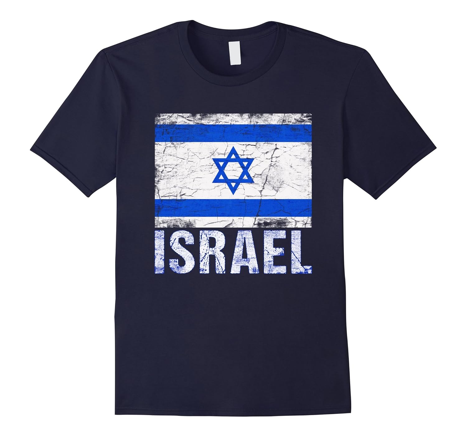 Israeli Flag T-Shirt-Israel Flag Tee Shirt Gift-Rose