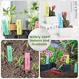 KINGLAKE Plant Labels and Pen 100Pcs Green PVC Garden Markers 4 Inch</br> view 5