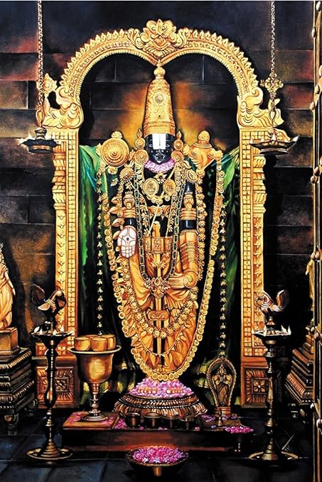 Athahdesigns Wall Poster Balaji Lord Venkateswara Paper