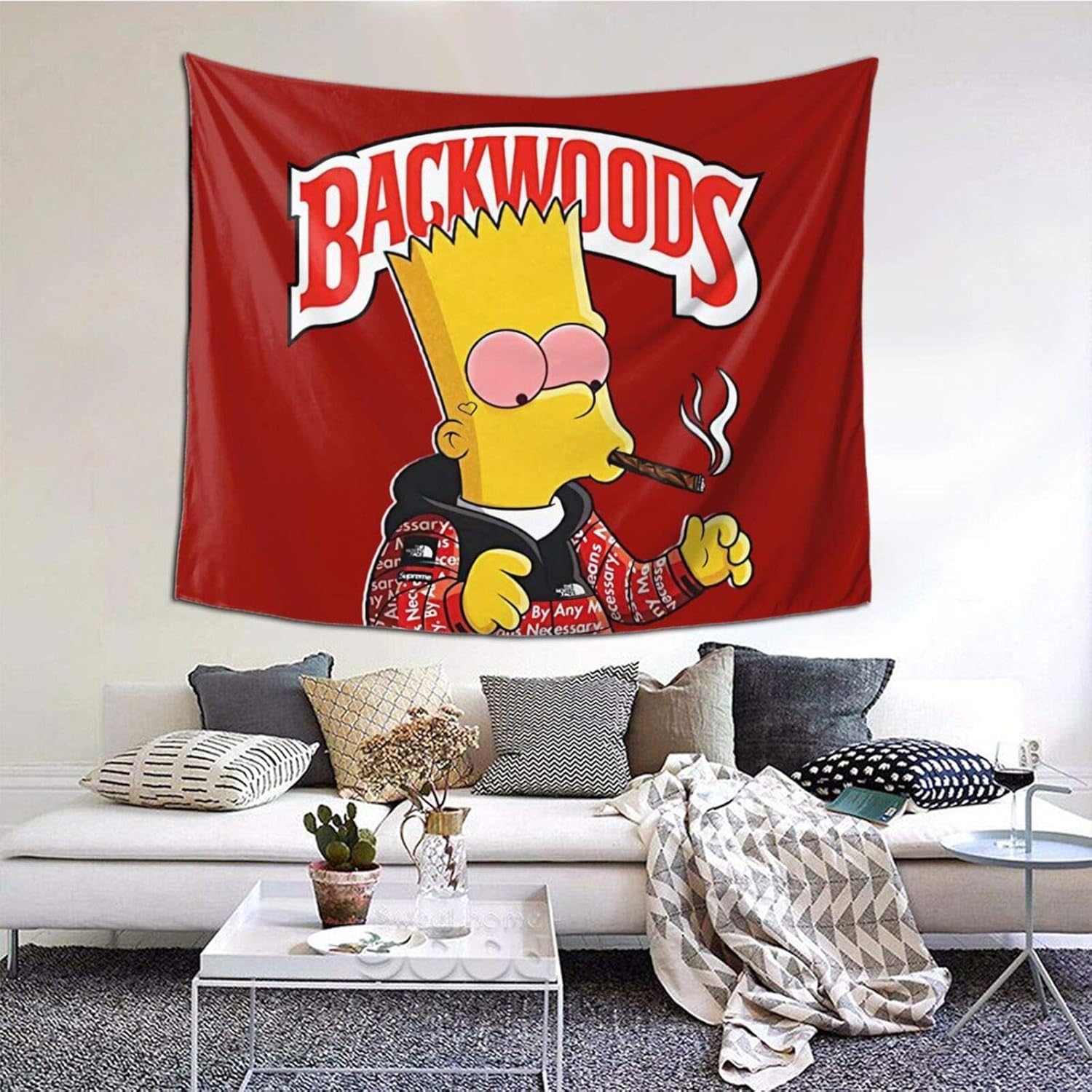 Baishitang Backwoods Fashion HipHop Tapestry Wall Hanging Wall Art