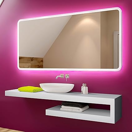 FORAM Espejo de Baño con Iluminación LED - Luz Espejo de Pared con
