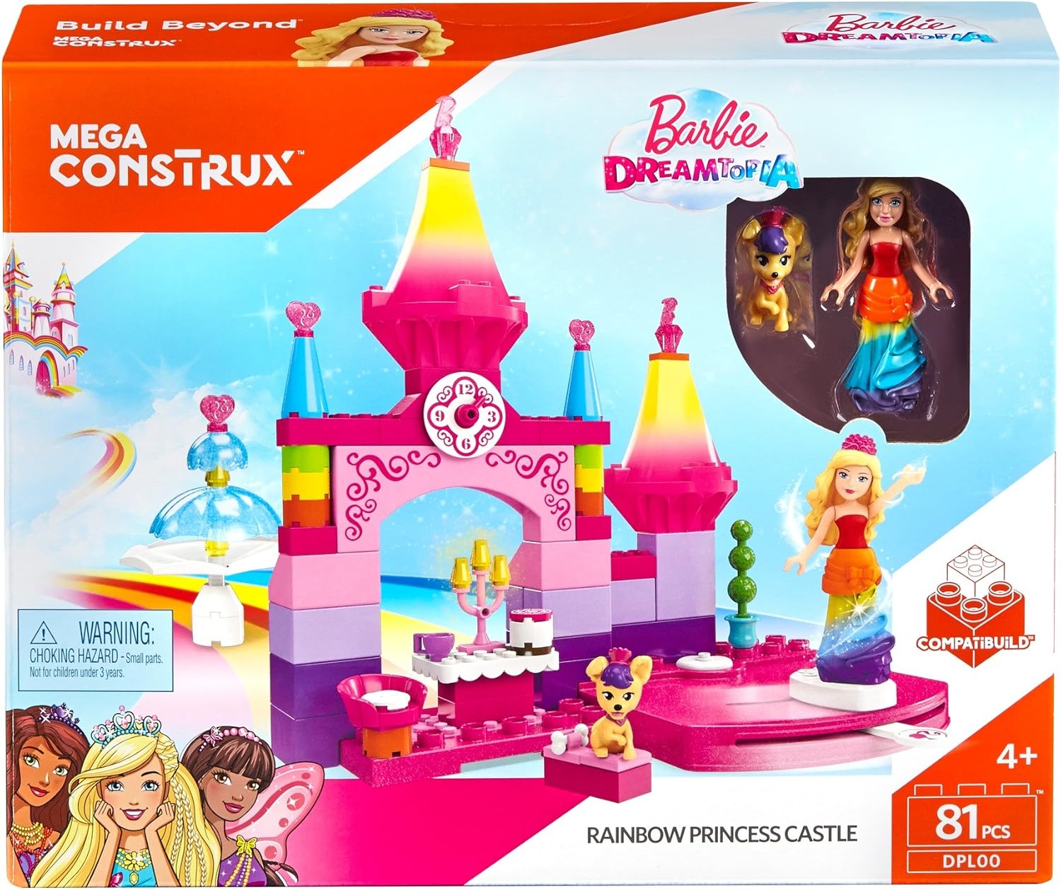 mega bloks princess castle table