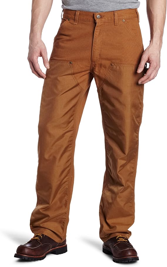 nylon canvas double front work pant