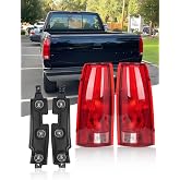 NOVCAPAR Tail Light Assembly for 1988-1998 Chevy GMC Silverado Sierra C/K 1500 2500 3500, Suburban, Tahoe, Blazer, Yukon, Cadillac Escalade &ndash; Includes Driver &amp; Passenger Side, Circuit Boards &amp; Bulbs