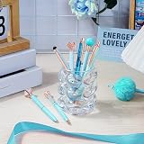 WEMATE 8Pcs Ballpoint Pens Set Blue Ink Women Gift Wedding Bridesmaid view 5