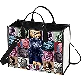 LEVLO Horror Movie Tote Bag Horror Movie Andy Gift Horror Bride Shoulder Bag Andy & Mike Movie Merchandise