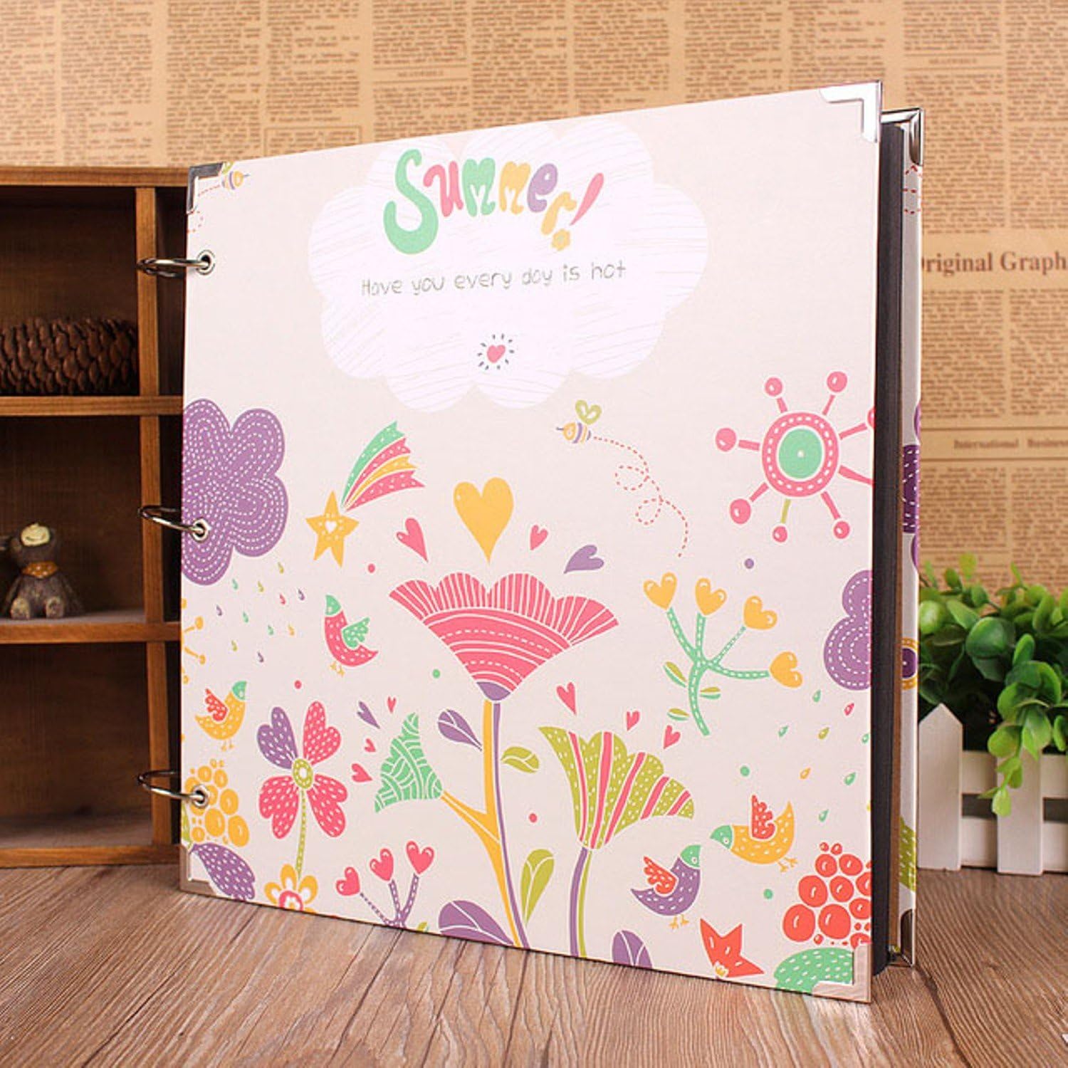 Photo Album 10 Pages Paper Big Albums Wedding Memory Gift Fotoalbum Baby Lovers Diy Scrapbook Birthday (3)