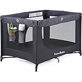 Pamo Babe Portable Crib Baby Playpen with Mattress and Storage Bag
