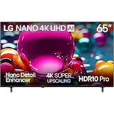 LG 65-Inch Class Nano AI 4K NU85 Series Smart TV w/Sound Pro, HDR10, Super Upscaling, Filmmaker Mode, Wow Orchestra, Compatible with Alexa, 65NU850BPUA, 2026