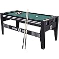 TRIUMPH SPORTS 72" 4 in 1 Multi-Game Swivel Table