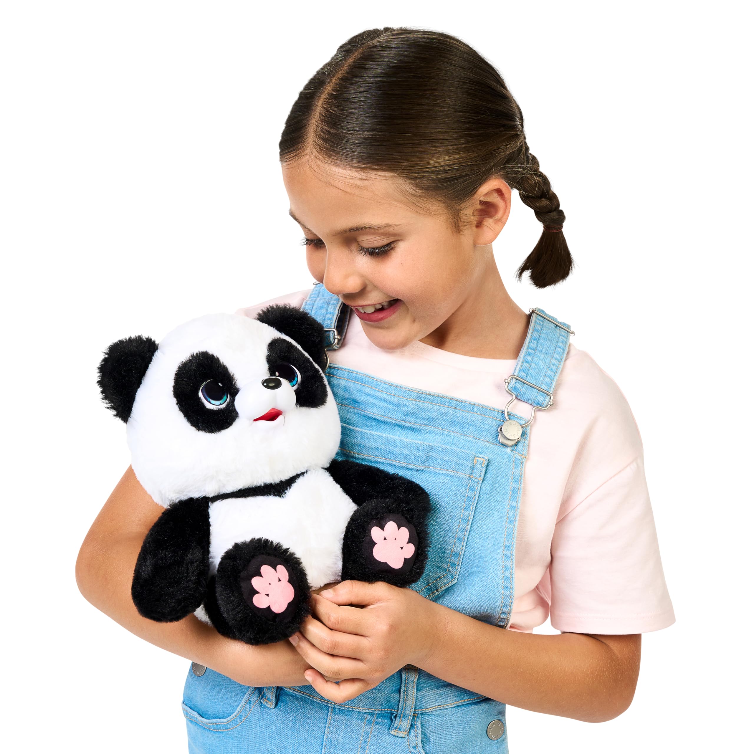 Little Live Pets My Baby Panda ChuChu | Interaktives Haustier mit über 50 Geräuschen & Reaktionen. Strampelt, geht aufs Töpfchen, lacht & mehr. Immer Wieder Spielen. Geschenk für Kinder 8