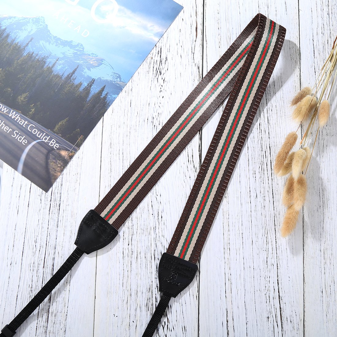 BYbrutek Kameragurt für DSLRs, Weich Kamera Schultergurt (universal passend), 150cm Long, 3.8cm Wide (6010Q)