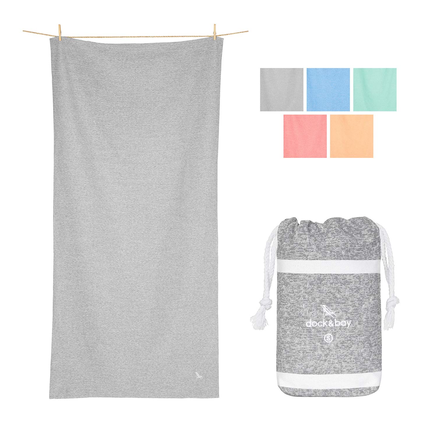 Dock & Bay Badetuch Mikrofaser Groß | Für Strand, Reise, Pool, Camping