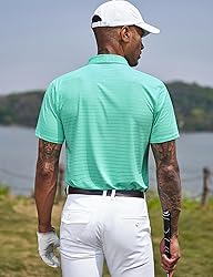 Wancafoke Men's Golf Polo Shirts Performance Sport