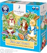 Orchard Toys Peter Rabbit Fish and Count Counting Board Game 3+ 2-4 Players